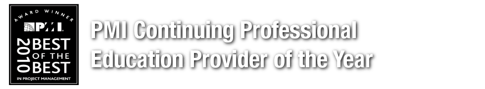 PMI Continuing Professional Education Provider of the Year